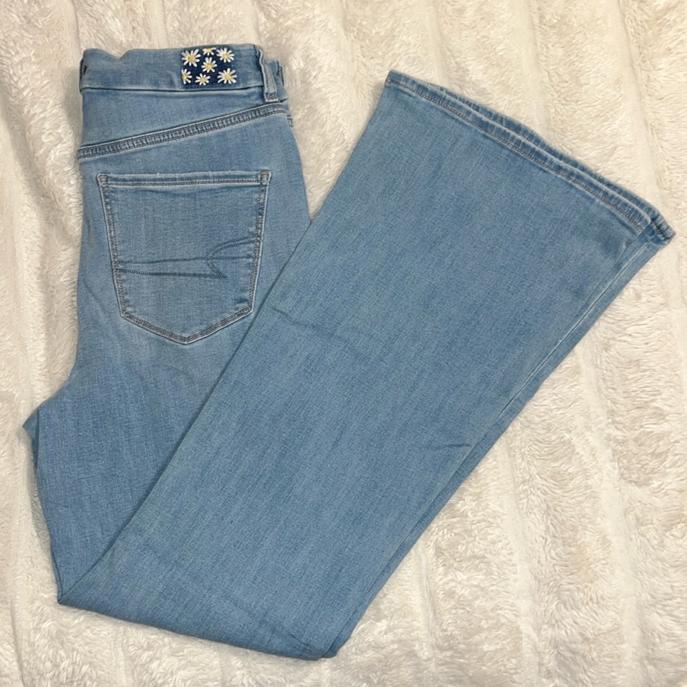 NWT American Eagle Next Level Stretch Curvy Super High Rise Flare